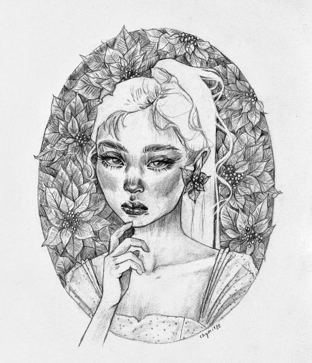 Euphorbia pulcherrima (poinsettia)