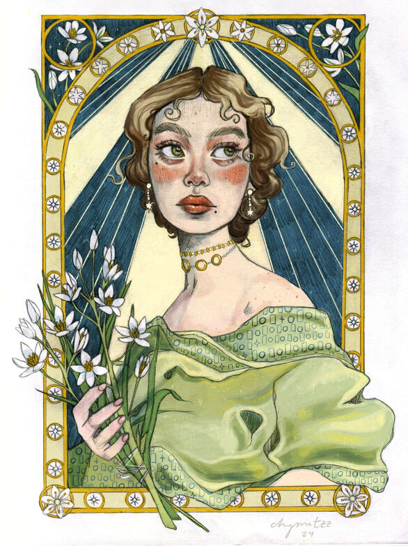 Ornithogalum umbellatum (star-of-Bethlehem)